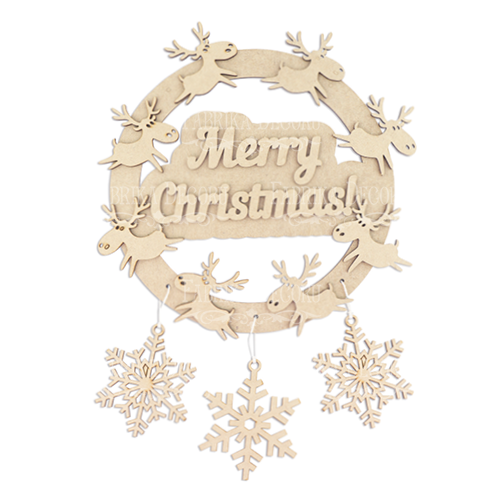 Заготовка для декорування FDPO-215 Merry Christmas 3, фото 1