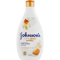 Johnson s VITA-RICH СМУЗІ Лосьйон для тіла з йогуртом, вівсом і медом, 400 мл (3574661385723)
