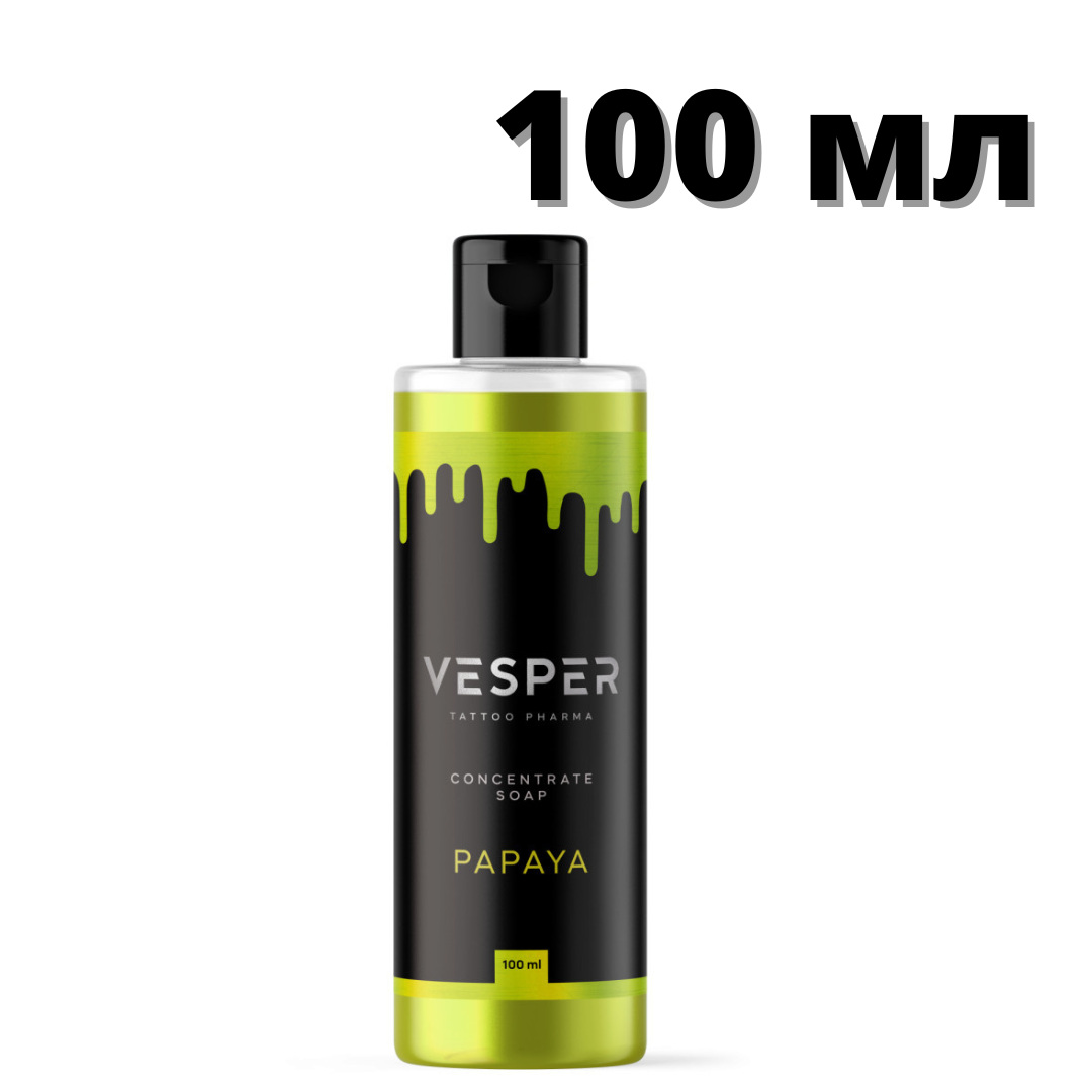 100 мл Антибактеріальне зелене мило VESPER PAPAYA