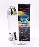 Світильник нічник лампа торнадо "Tornado Lamp" 27 см — срібло (AS-66596), фото 3