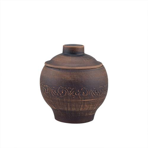 Горщик порційний глиняний 0.55л (гладкий) KR0020-1
