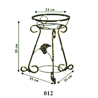 Кованая подставка для цветов К-012