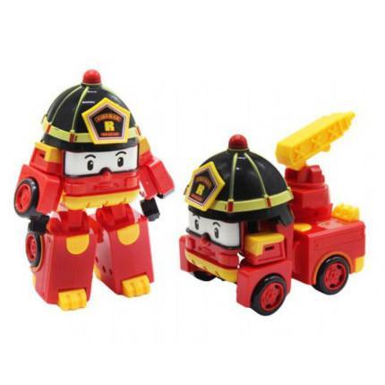 Іграшка трансформер Робокар Полі 83608 Пожежна машина Рой, фото 1
