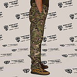 Тактичні штани спрощеного покрою в камуфляжі Multicam, фото 5