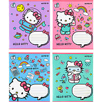 Зошит шкільний Kite Hello Kitty HK22-235, 12 аркушів, коса лінія