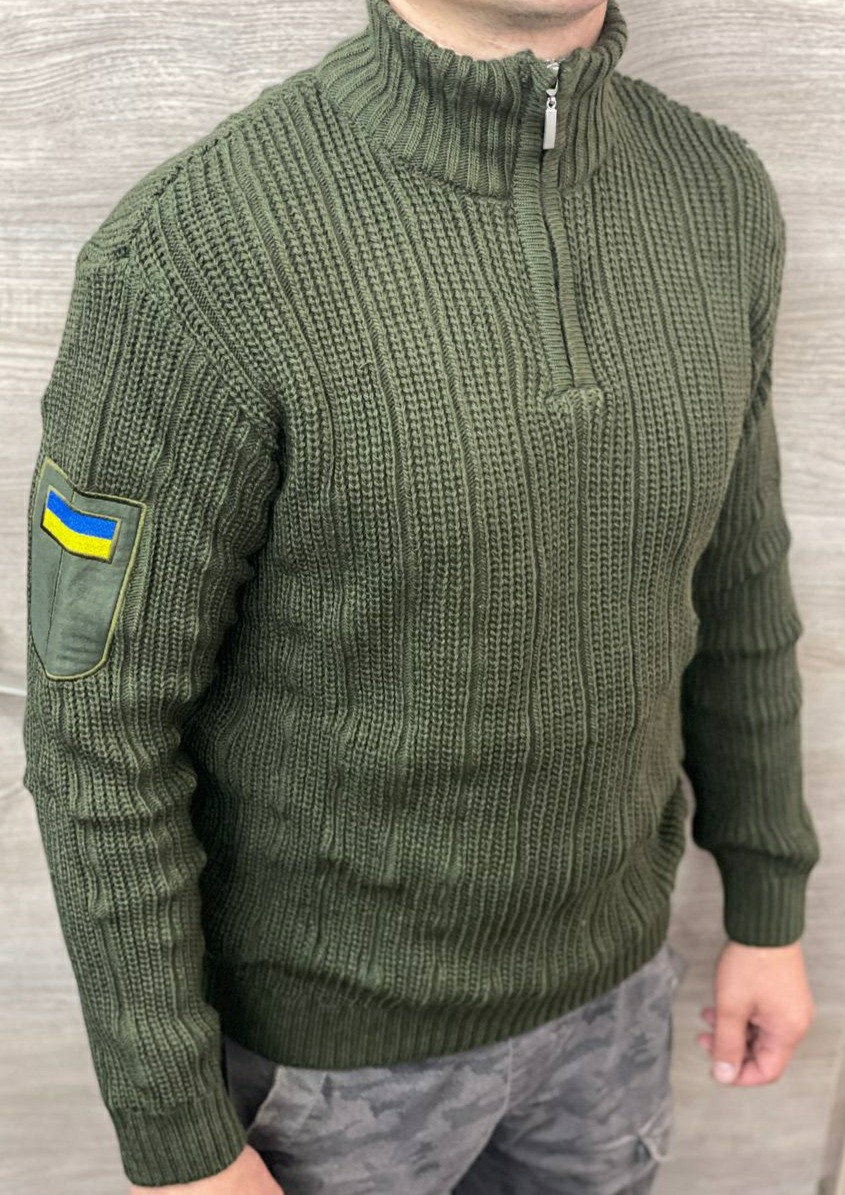 Светр мілітарі "змійка", фото 1