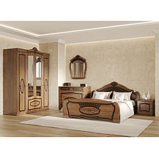 Модульна спальня горіх з патиною Катрін у класичному стилі