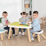 Дитячий стільчик Smoby Toys зі спинкою Бежево-блакитний (880112), фото 6