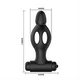 Анальний корок Mr.Play Powerful Vibrator Black, фото 4