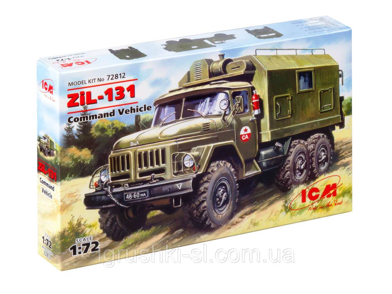 Збірна модель (1:72) ЗіЛ-131 Рухомий командний пункт, фото 1