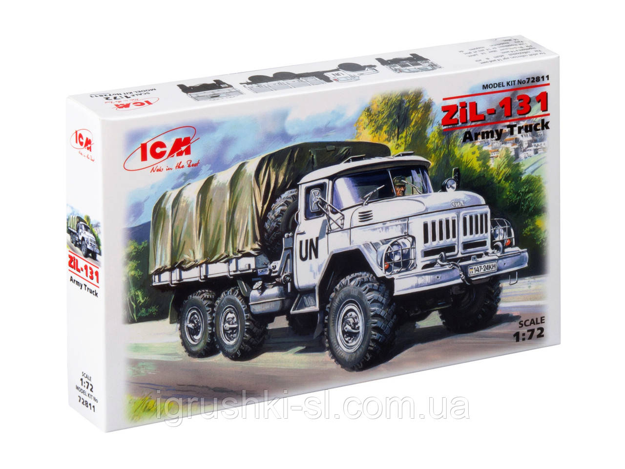 Збірна модель (1:72) ЗіЛ-131 Армійський вантажний автомобіль
