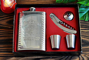 Набір фляга з нержавіючої сталі Jim Beam, 9 oz