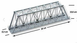 Збірна модель  Фермовий  міст завдовжки 36 см, масштабу 1/87, H0 Noch 21320
