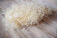 Наповнювач дерев'янний 1кг - декоративна стружка для коробок та подарунків