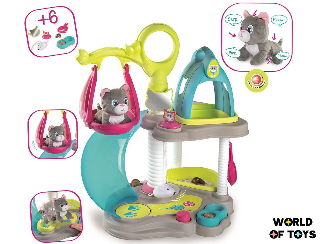 Ігровий центр Smoby Toys Будинок кошеняти зі звуковими ефектами та аксесуарами (340400)