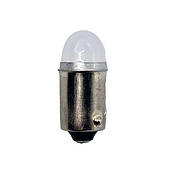 LED Лампа 12V BA9S-12V-2SMD-3030 BA9s T4W (панель приладів, габарити)