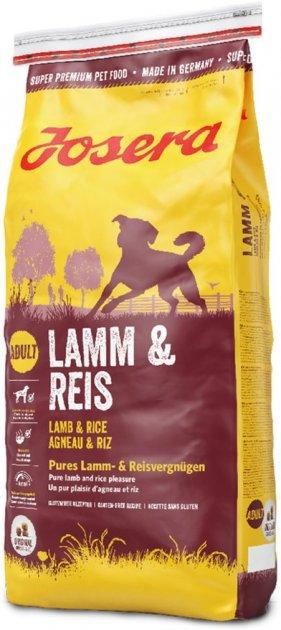 Корм Josera Lamb & Rice сухий з ягнятком для собак що страждають від алергії 15 кг