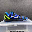 Кобі 6 NIKE Zoom Kobe VI синие Коби чоловічі баскетбольні кросівки, фото 3
