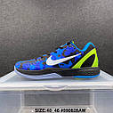 Кобі 6 NIKE Zoom Kobe VI синие Коби чоловічі баскетбольні кросівки, фото 8