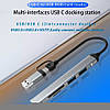 HUB Type-C USB A/ USB3.0/ 3×USB + SD microSD, фото 4