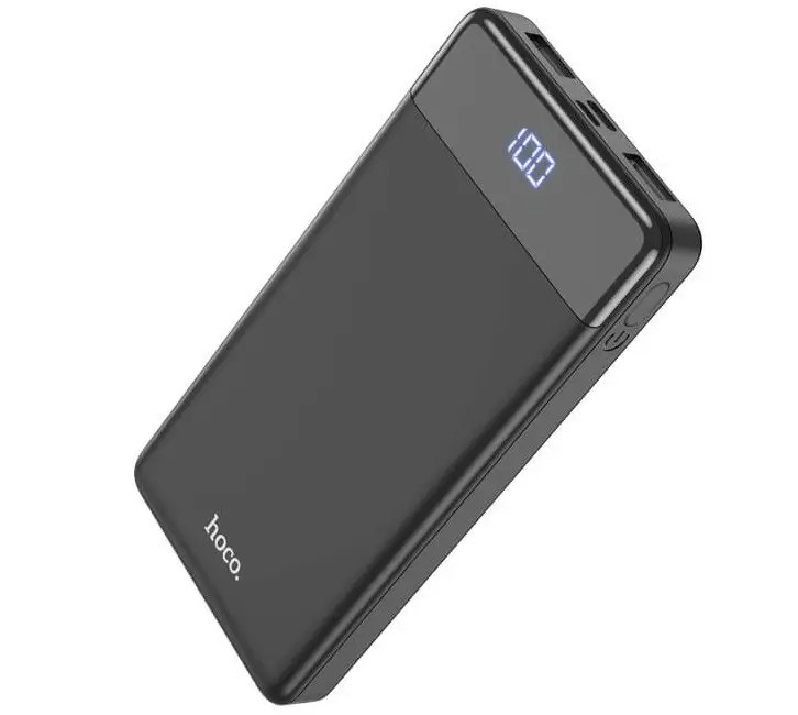 УМБ повербанк Power Bank HOCO Cool plug J84 10000mAh, 2USB, Type-C, 2A, чорне, фото 1