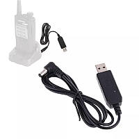 USB кабель для зарядки раций Baofeng UV-9R, UV-5R и др.