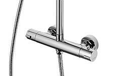 Душовий гарнітур CORSAN LUGO CHROME з термостатом *, фото 4