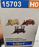 Набір для збирання з трьох різних телег, масштабу 1/87, H0 Kibri 15703, фото 2
