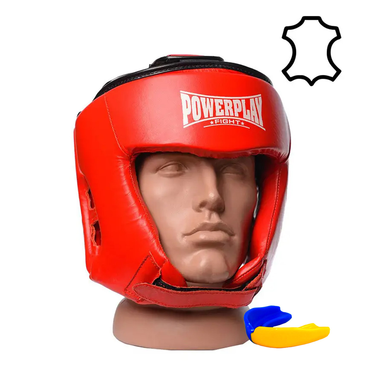 Боксерський шолом турнірний PowerPlay 3049 Червоний M