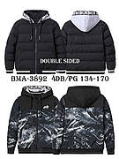Куртки зимові двосторонні на хлопчиків оптом, Glo-story, 140-170 рр. BMA-3892