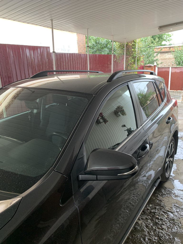 Рейлінги Skyport Black для Toyota Rav 4 2013-2018 рр, фото 1