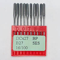 Иглы B27 FFG/SES, №100, DO, (81x1, DCx27, DCx1, MY1023, SY6120), 1уп. =10шт,Dotec, DCx27 SES N100, 56173