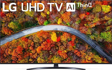 Телевізор 43" LG LED 4K 43UP81006LA Smart, WebOS, Black, HDR, Smart-TV, WebOS, DVB-C, DVB-S, DVB-S2, DVB-T,