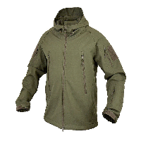 Тактическая утепленная куртка софтшел олива, куртка военная оливкова, тактическая демисизонная куртка размер M