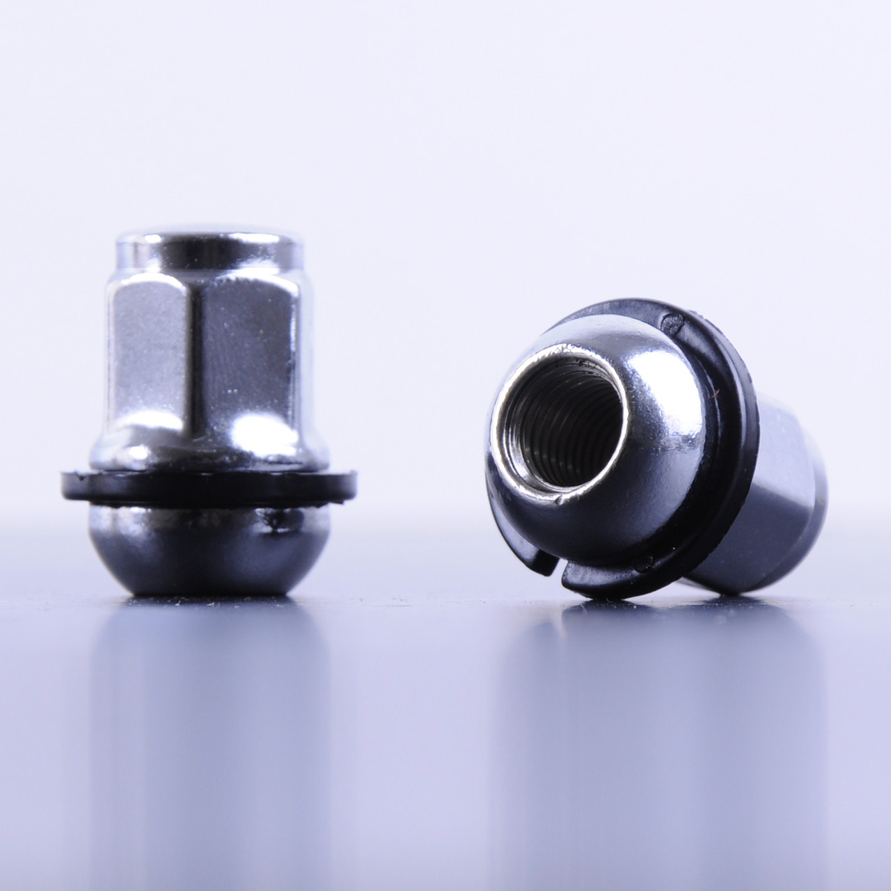 Гайка 12х1,5х35 хром сфера закр. пласт. кільце ключ 19 HONDA (20 шт) (пакет) F 449, фото 1