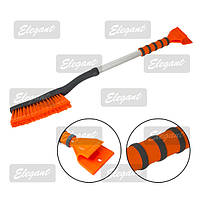 Скребок +Щетка алюмін.з паралон. ручкою 78 см "Elegant" EL 100 122 4ряда (12шт/священ)