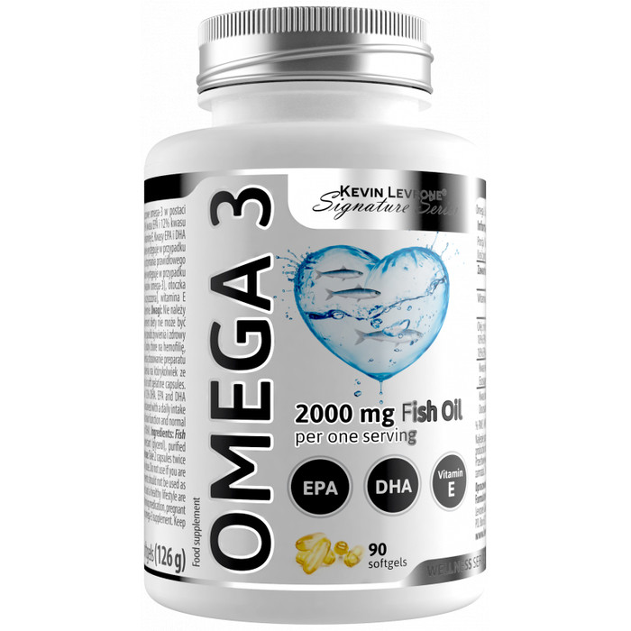 Риб'ячий жир Kevin Levrone OMEGA 3 90 капсул EXP 3/25 року включно