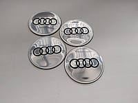 Наклейка на колпачки, заглушки, наклейки на диски с логотипом Audi Ауди 65 мм Комплект/4шт.