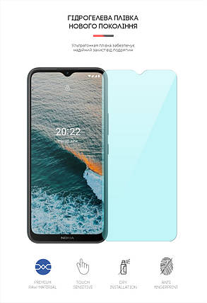Гідрогелева плівка ArmorStandart Anti-Blue для Nokia C21 Plus (ARM62208) прозора, фото 2