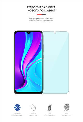 Гідрогелева плівка ArmorStandart Anti-Blue для Xiaomi Redmi 9С (ARM62741) прозора, фото 2