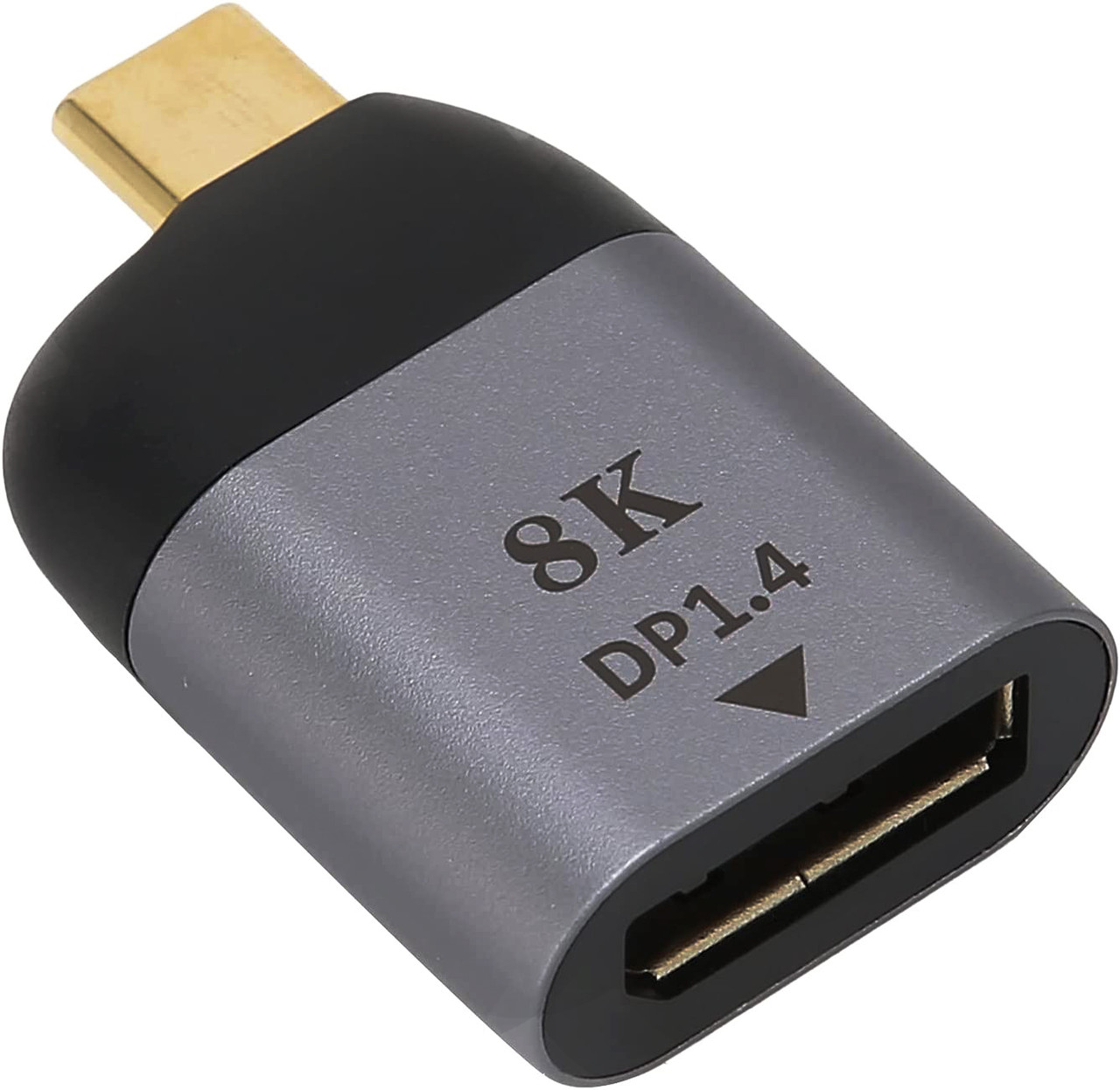 Адаптер, конвертер з Type-C на DisplayPort (DP1.4) для передачі 8K/60Hz відео Addap UC2DP-01, перехідник для ноутбука, проектора,