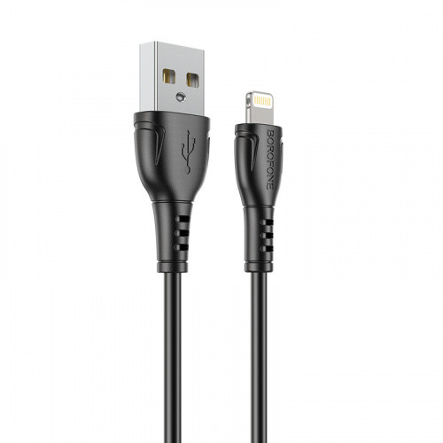 Кабель Borofone BX51 USB - Lightning 2.4A/1m (Чорний)
