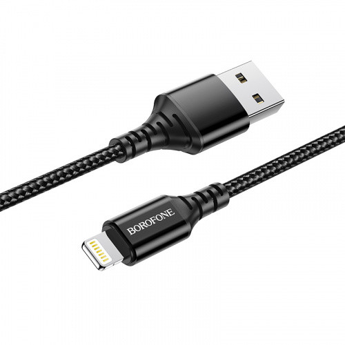 Кабель Borofone BX54 USB - Lightning 2.4A/1m (Чорний)
