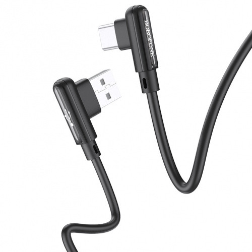 Кабель Borofone BX58 USB - Type-C 3A/1m (Чорний)
