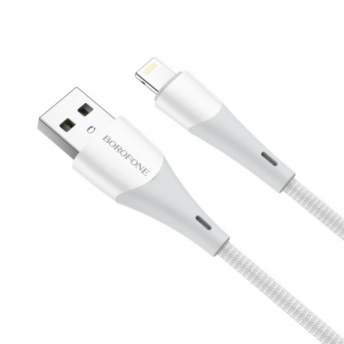Кабель Borofone BX60 USB - Lightning 2.4A/1m (Білий)