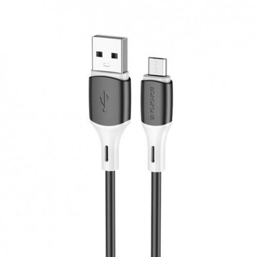 Кабель Borofone BX79 USB - MicroUSB 2.4A/1m (Чорний)