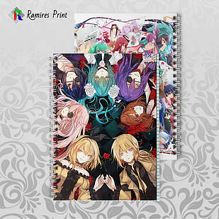 Зошит 48 арк. на пружині у клітинку Vocaloid