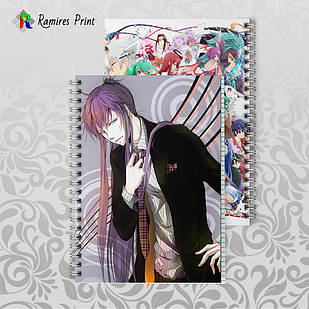 Зошит 48 арк. на пружині у клітинку Vocaloid 002