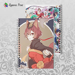 Зошит 48 арк. на пружині у клітинку Vocaloid 003