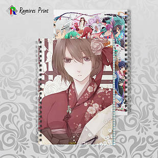 Зошит 48 арк. на пружині у клітинку Vocaloid 004